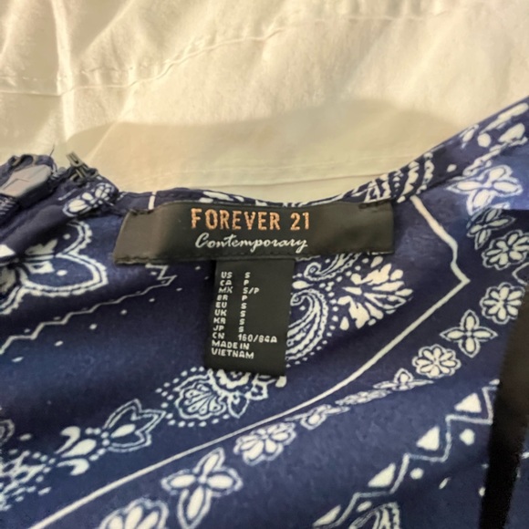 Navy patterned maxi dress - Picture 5 of 5